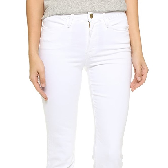 Frame Jeans white Le High Straight Jeans size 30 - Picture 7 of 11